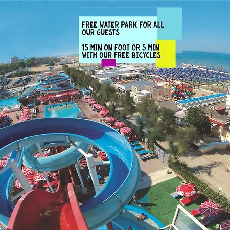 Hotel Giorg - Waterpark Included Rimini Exteriér fotografie